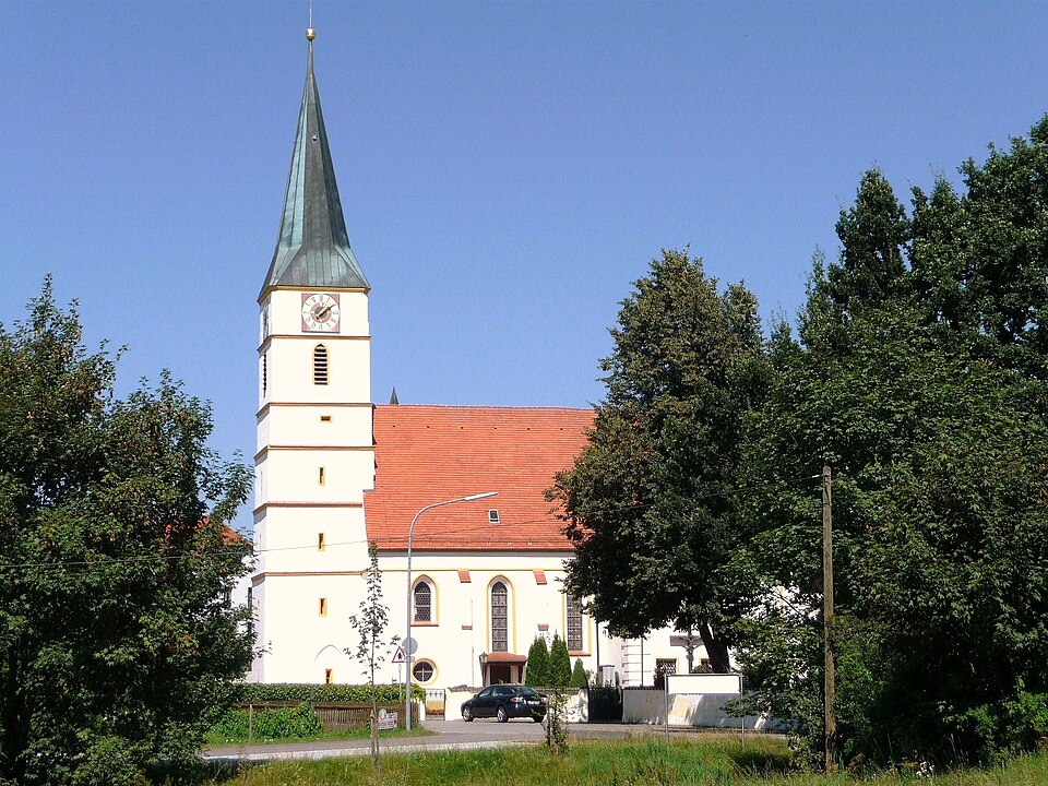 Terrassendach-Fachbetriebe in Bodenkirchen: Pfarrkirche – Foto: Konrad Lackerbeck Terrassendach-Fachbetriebe in Bodenkirchen: Pfarrkirche