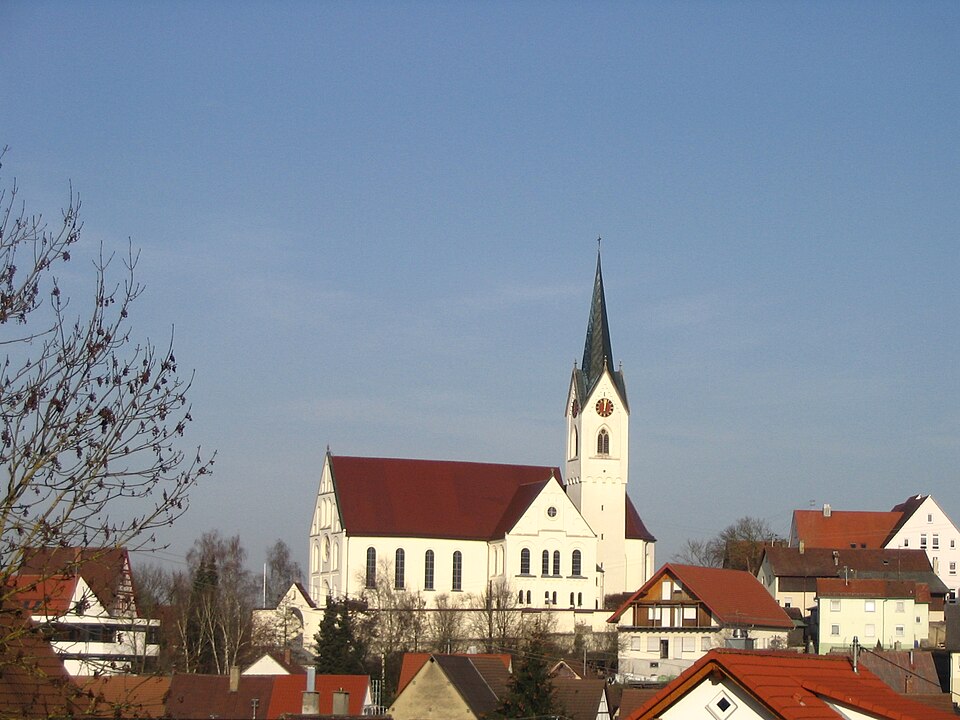 Terrassendach-Fachbetriebe in Ertingen: Kirche – Foto: Wikimedia-Autor Terrassendach-Fachbetriebe in Ertingen: Kirche