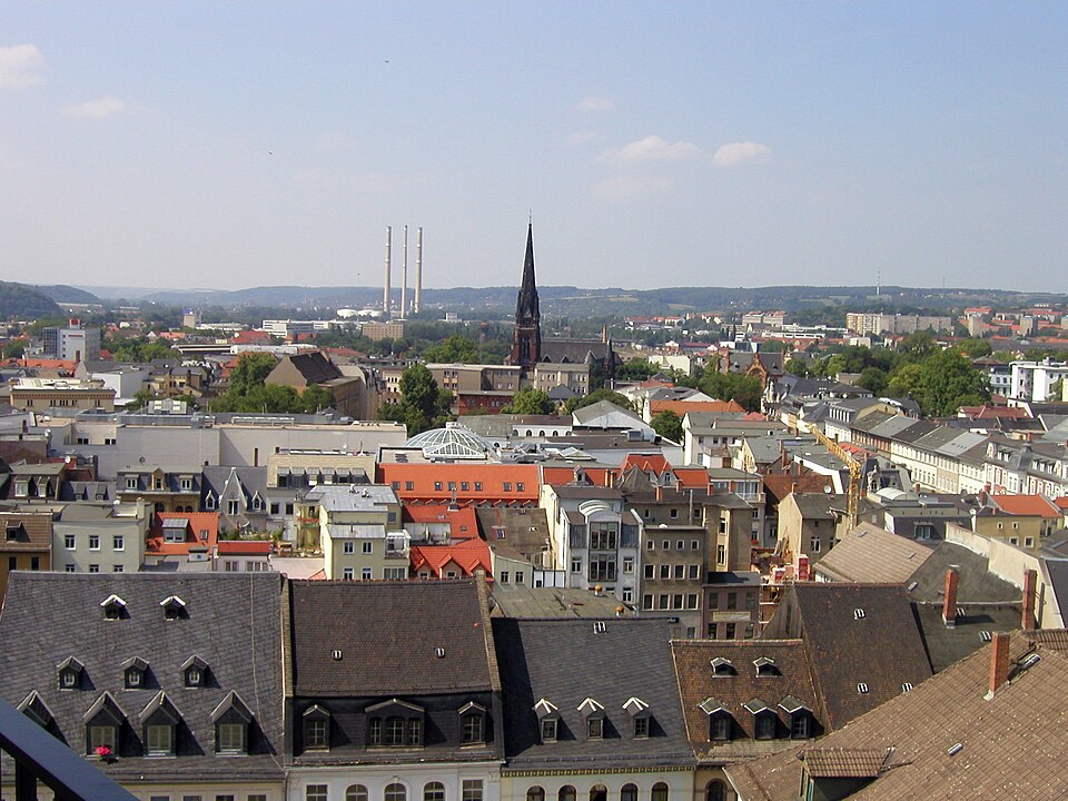 Terrassendach-Fachbetriebe in Gera: Blick vom Rathausturm