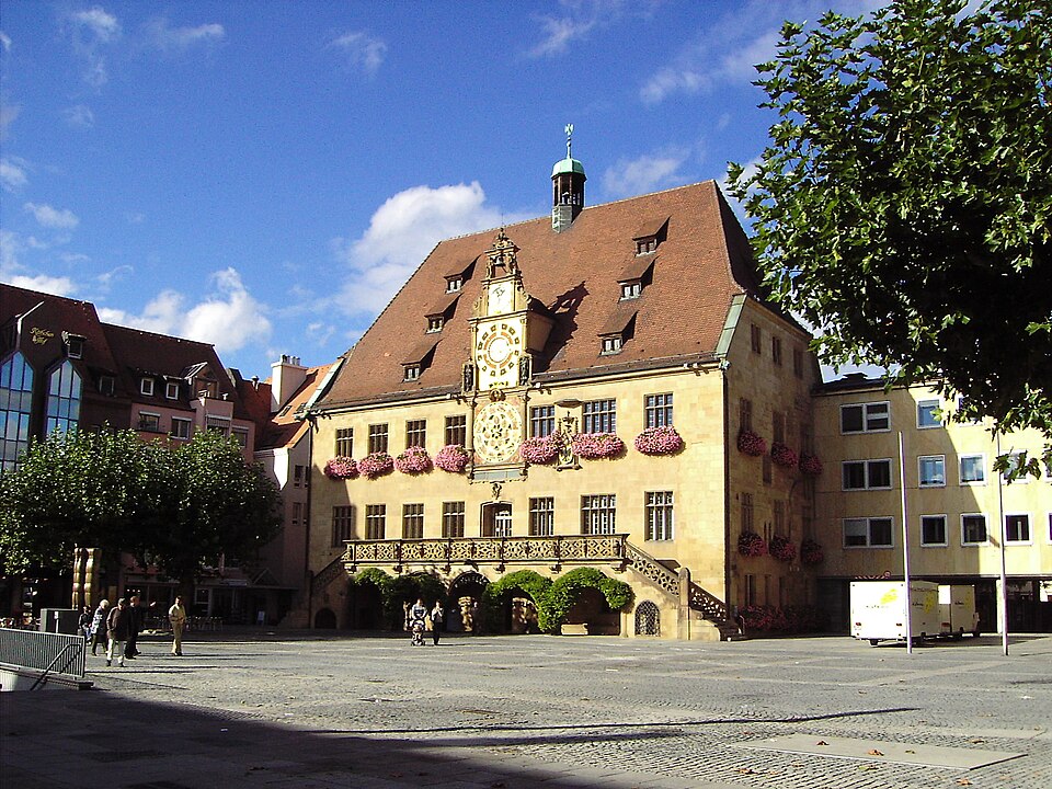 Terrassendach-Fachbetriebe in Heilbronn: Rathaus – Foto: Joachim Köhler Terrassendach-Fachbetriebe in Heilbronn: Rathaus