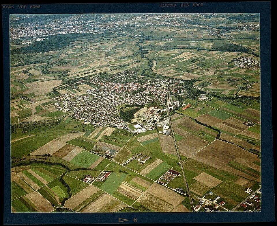 Terrassendach-Fachbetriebe in Heiningen: Luftbild – Foto: Merkler, Erich, Grosselfingen Terrassendach-Fachbetriebe in Heiningen: Luftbild