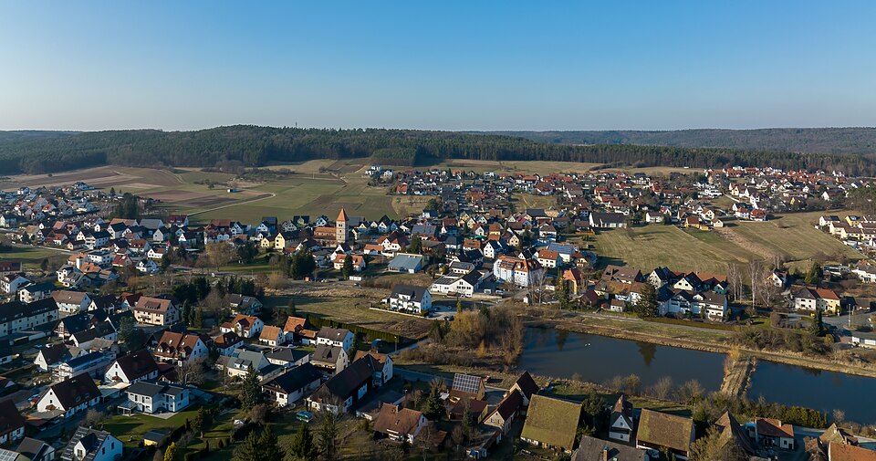 Terrassendach-Fachbetriebe in Heroldsbach: Luftbild – Foto: Ermell Terrassendach-Fachbetriebe in Heroldsbach: Luftbild