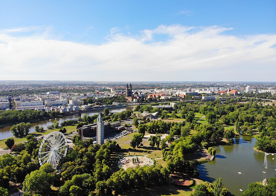 Terrassendach-Fachbetriebe in Magdeburg: Stadtansicht