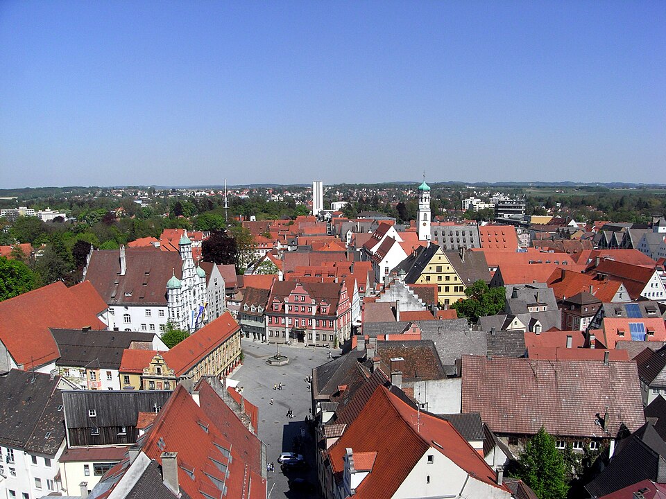 Terrassendach-Fachbetriebe in Memmingen: Stadtansicht – Foto: User:Thomas Mirtsch Terrassendach-Fachbetriebe in Memmingen: Stadtansicht