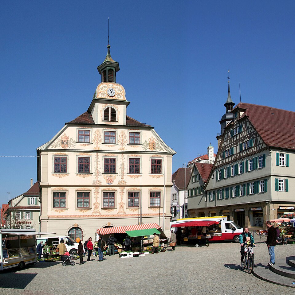 Terrassendach-Fachbetriebe in Vaihingen an der Enz: Rathaus – Foto: SteveK Terrassendach-Fachbetriebe in Vaihingen an der Enz: Rathaus